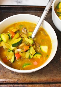 Fight the flu and prevent that pesky cold that’s going around with this 30 minute Immune Boosting Veggie Soup that really only takes 30 minutes to make! Vegan, gluten free, grain free, paleo, Whole30, nut free, dairy free, egg free 30 Minute Immune Boosting Veggie Soup + Video! | C it Nutritionally