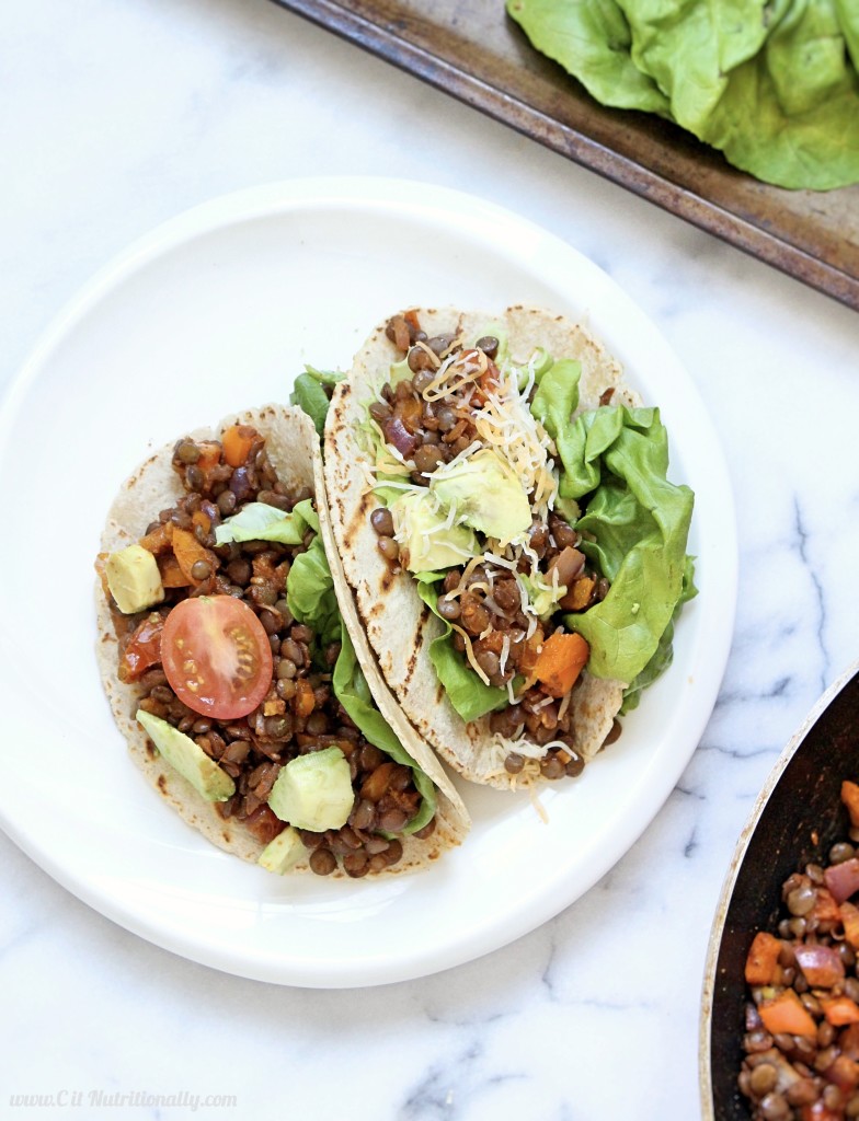 6-Ingredient Easy Lentil Tacos