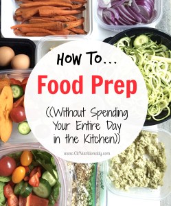 How to Food Prep Without Spending Your Entire Day in the Kitchen | C it Nutritionally