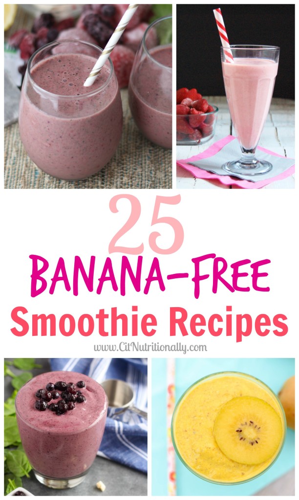 25 Banana-Free Smoothie Recipes - Chelsey Amer