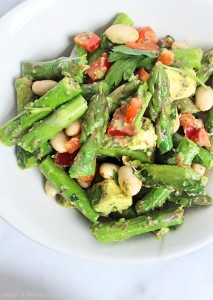 Asparagus White Bean Salad with Dijon Dressing | C it Nutritionally Refreshing, filling and full of spring flavors, this Asparagus White Bean Salad with Dijon Dressing contains plant based protein and fiber for a nourishing and filling lunch that can be made days in advance! Vegan, gluten free, grain free, dairy free, nut free