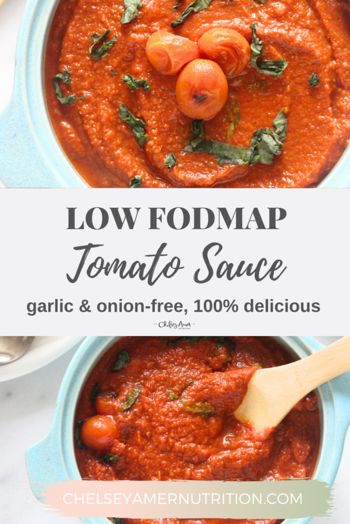 Low FODMAP Tomato Sauce