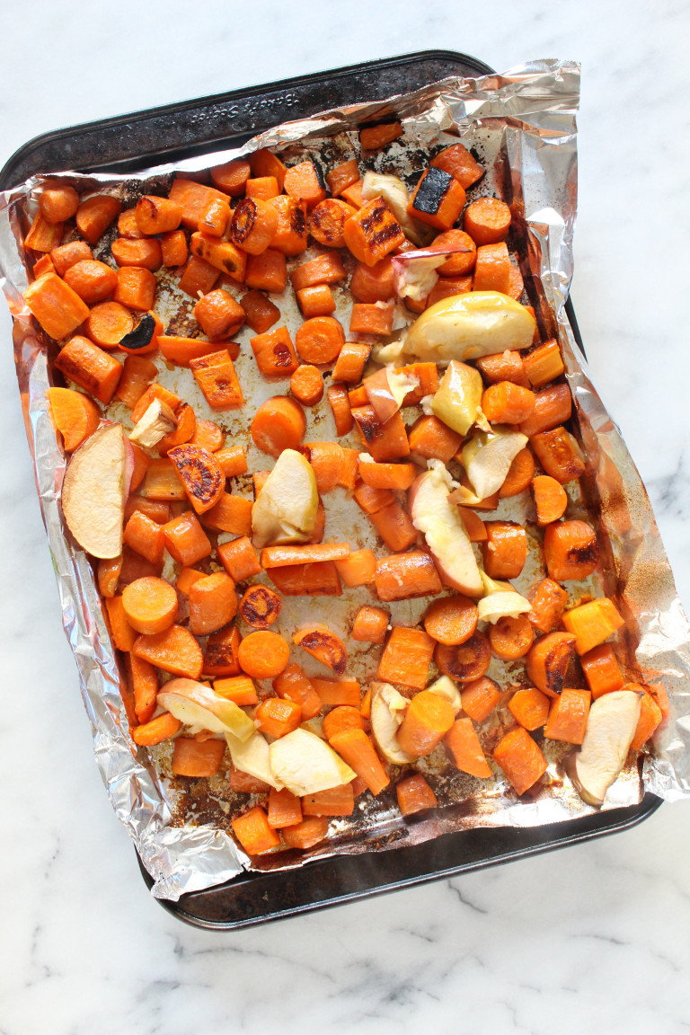 Roasted Carrot Apple Soup - Chelsey Amer