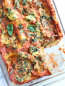 Vegan Lasagna with Tofu Ricotta | C it Nutritionally Enjoy this creamy and hearty Vegan Lasagna made with Tofu Ricotta that’s easy to assemble at the beginning of the week and reheat all week long, for a protein-packed, plant-based meal delicious for your entire family! Vegan, Nut Free, Dairy Free, Egg Free, Low FODMAP