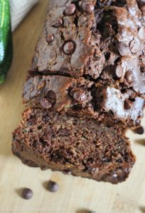 Food Allergy Friendly Double Chocolate Chip Zucchini Bread | C it Nutritionally by Chelsey Amer, MS, RDN, CDN Chocolatey, easy to bake, and food allergy friendly, this Double Chocolate Chip Zucchini Bread is loaded with an entire zucchini and tons of antioxidants, while safely satisfying every chocolate craving, thanks to Nestlé Toll House Simply Delicious Chocolate Morsels! #sponsored #dairyfree #nutfree #soyfree #glutenfree option