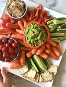 How To Build a Ultimate Crudité Platter - If you're entertaining, knowing how to build a crudite - or vegetable - platter is a great step to encourage healthier habits! | C it Nutritionally by Chelsey Amer, MS, RDN, CDN