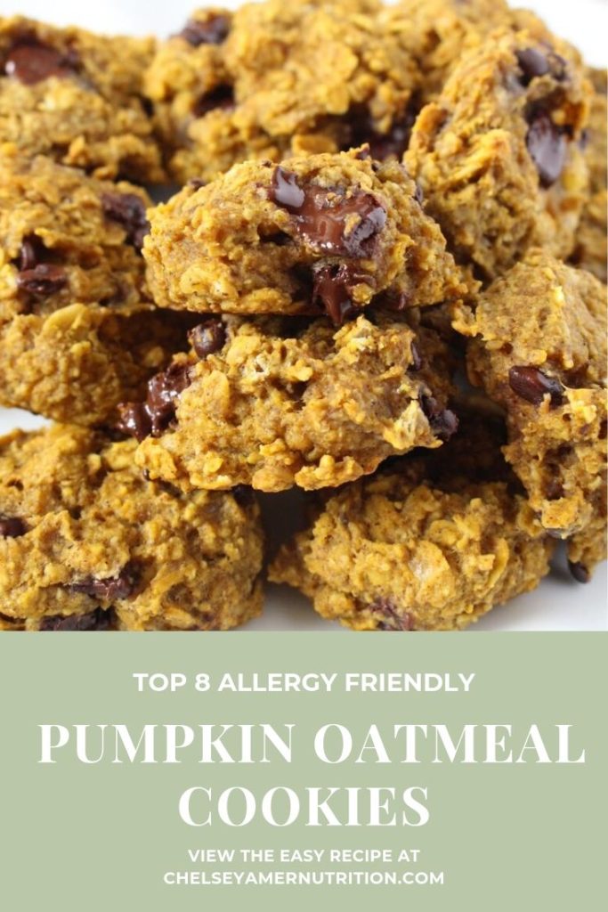 Allergy-Friendly Pumpkin Oatmeal Cookies