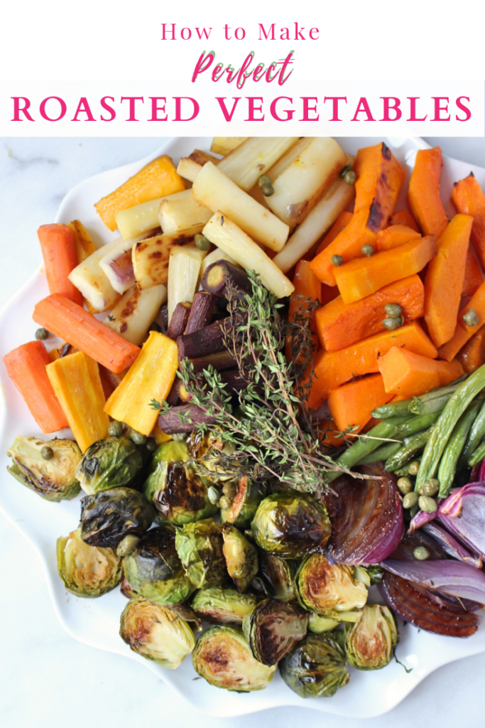 How to Make Perfect Roasted Vegetables | chelsey amer nutrition Don’t let colder weather get in your way of meeting your daily veggie quota! Learn my top secrets about how to make perfect roasted vegetables every single time! Vegan, Gluten Free, Dairy Free, Nut Free, Egg Free, Soy Free