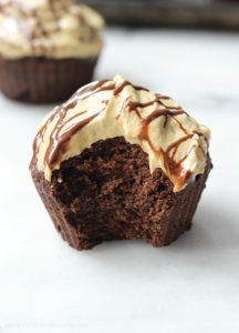 Gluten Free Chocolate Cupcakes with SunButter Frosting