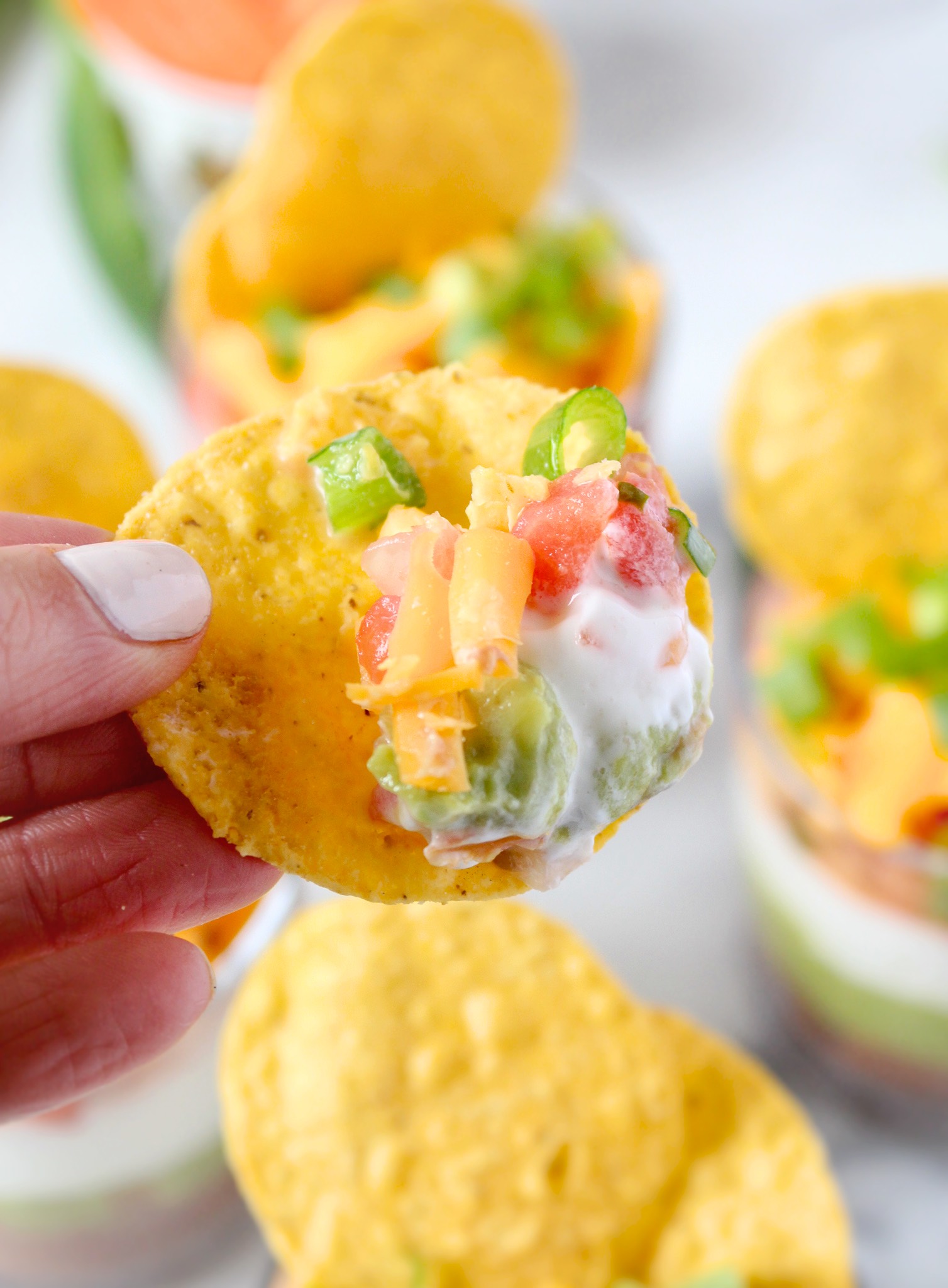 Individual 7 Layer Dip Cups - Chelsey Amer