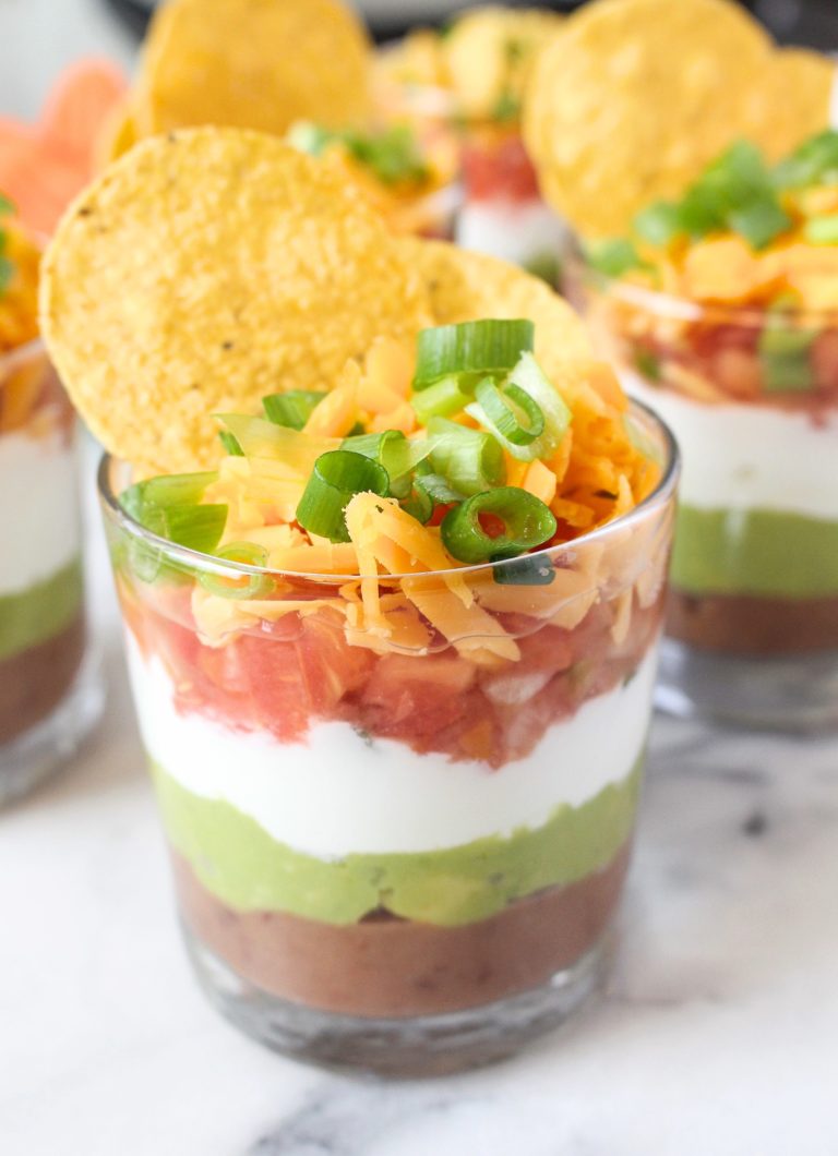 Individual 7 Layer Dip Cups - Chelsey Amer