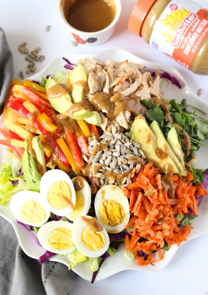 Nut-Free Asian-Inspired Chicken Cobb Salad