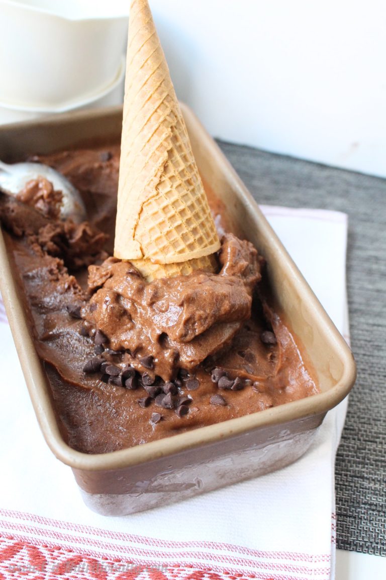 Chocolate Chip Banana Ice Cream - Vegan Chelsey Amer