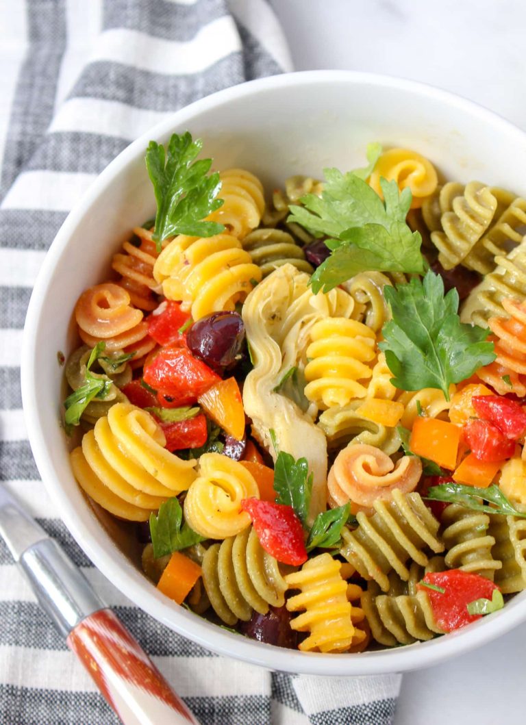 Gluten Free Italian Pasta Salad - Chelsey Amer