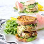 Low Carb Greek Chicken Burgers