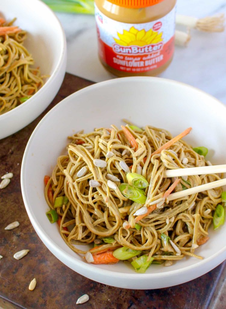 Gluten Free and Nut Free Cold Noodles
