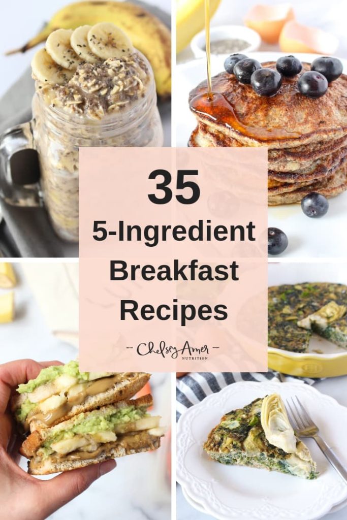 Dietitian-approved five ingredient breakfast recipes