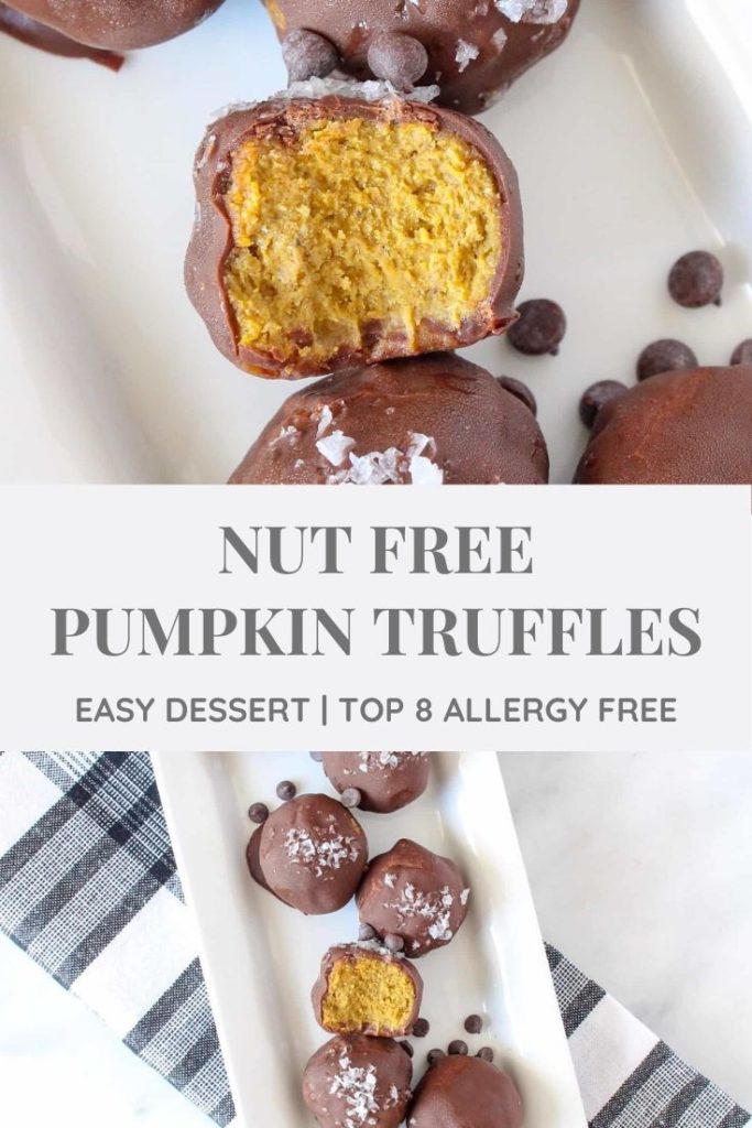 Nut Free Pumpkin Truffles