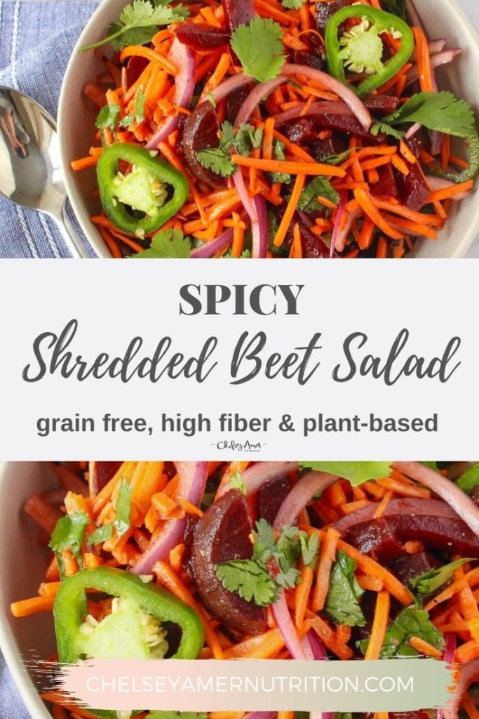 Spicy Shredded Beet Salad
