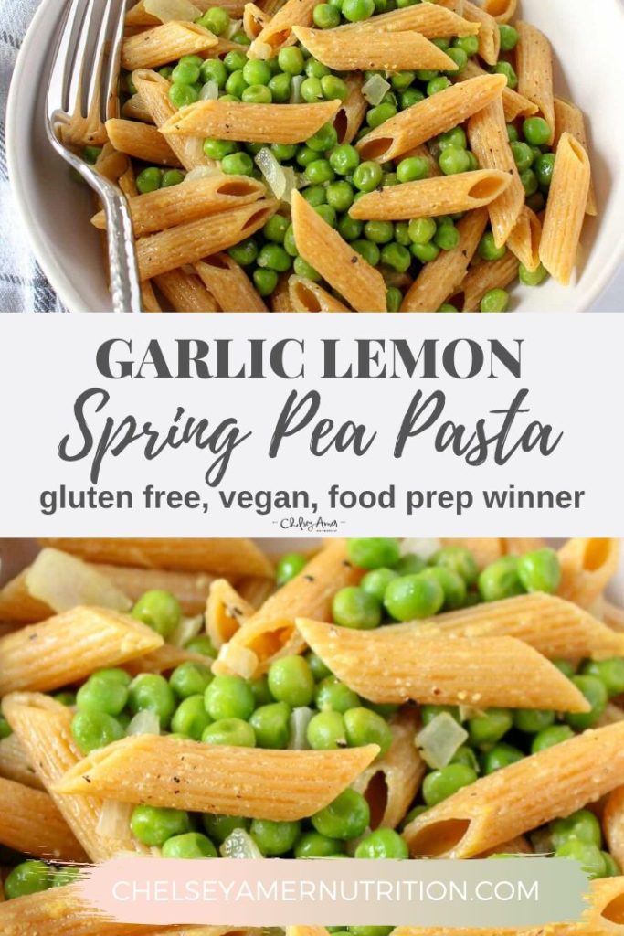 Garlic Lemon Spring Pea Pasta