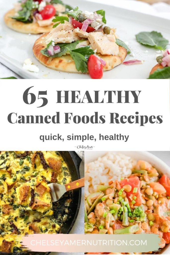 Recipes using canned food