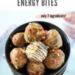 Healthy Birthday Cake Energy Bites | Chelsey Amer Nutrition