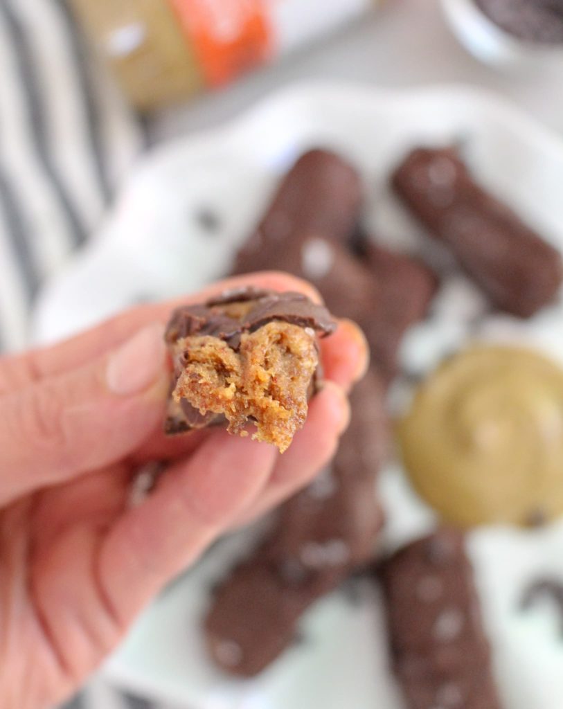 Healthy No Bake Dessert | Nut Free Healthy Snickers Bars