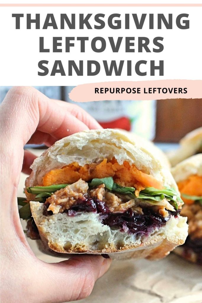 Thanksgiving Leftovers Sandwich FOR PINTEREST
