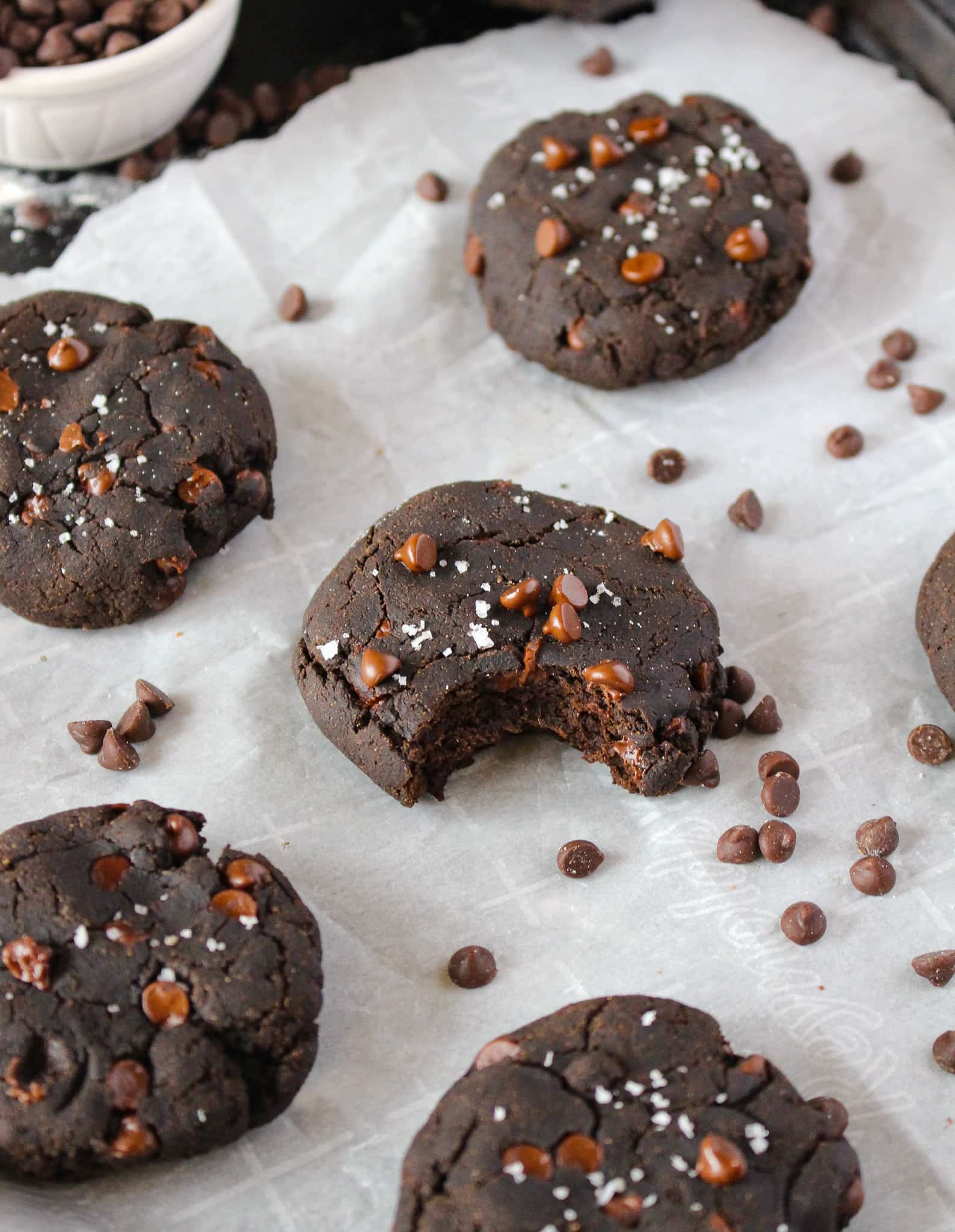 Gluten Free Chocolate Avocado Cookies - Chelsey Amer