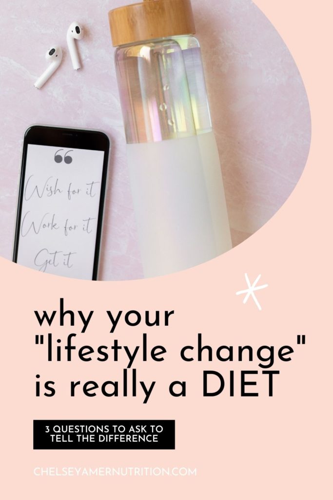 THAT "LIFESTYLE CHANGE" IS REALLY A DIET PIN IMAGE