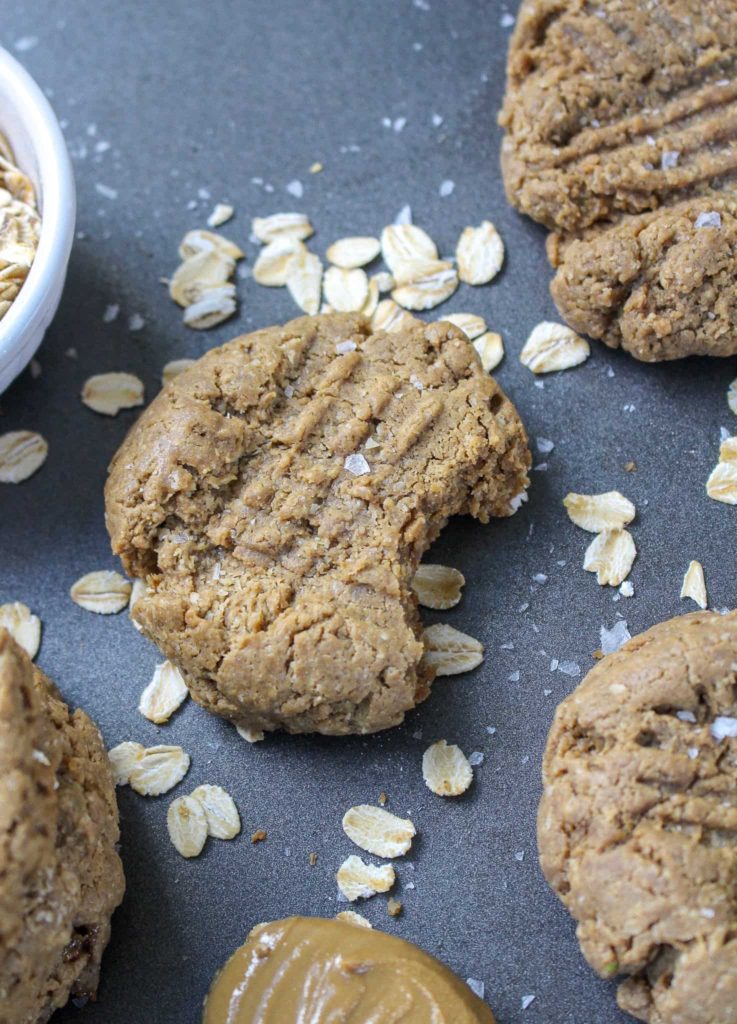 SunButter Cookies made with oat flour