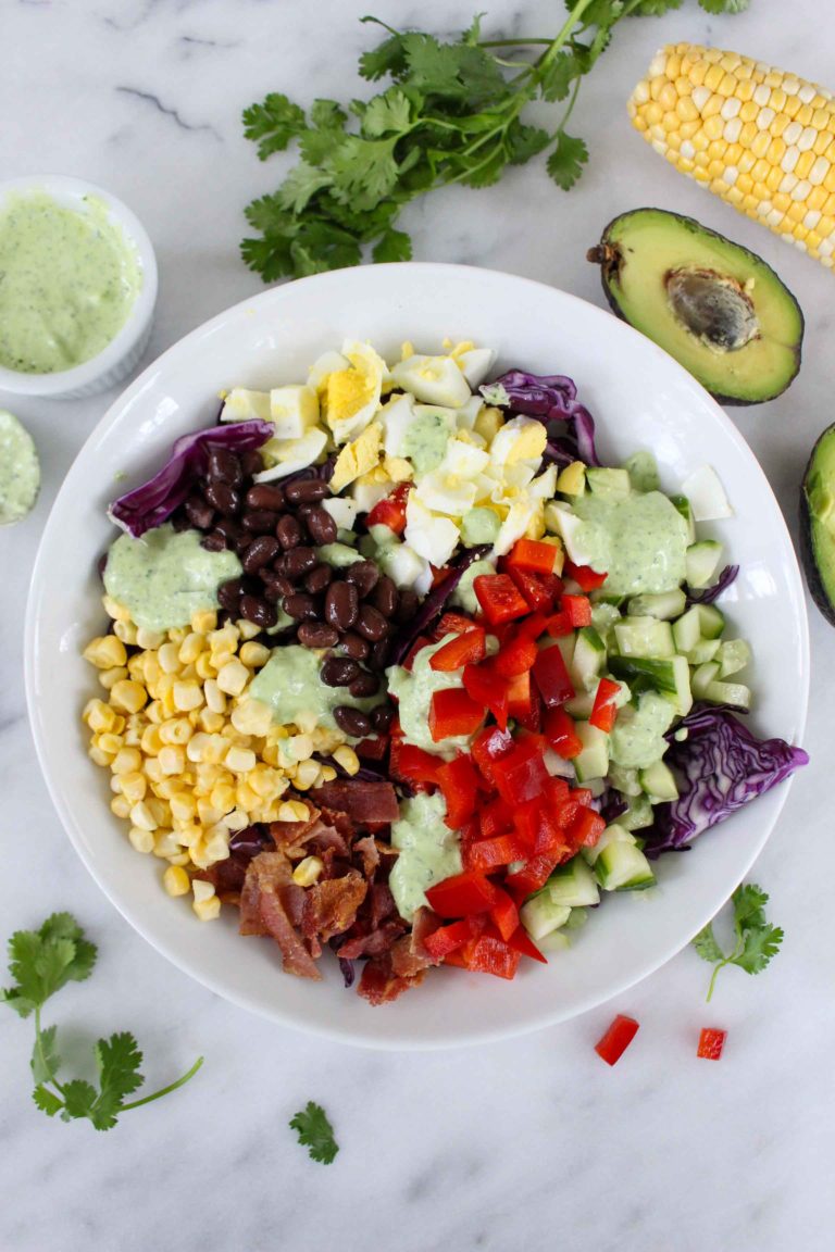 Southwestern Cobb Salad | Chelsey Amer Nutritio