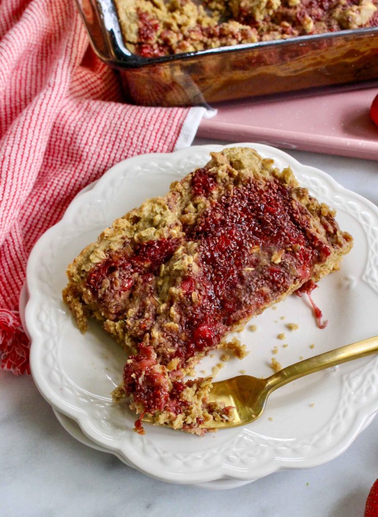 SunButter and Jelly Baked Oats (Nut Free)