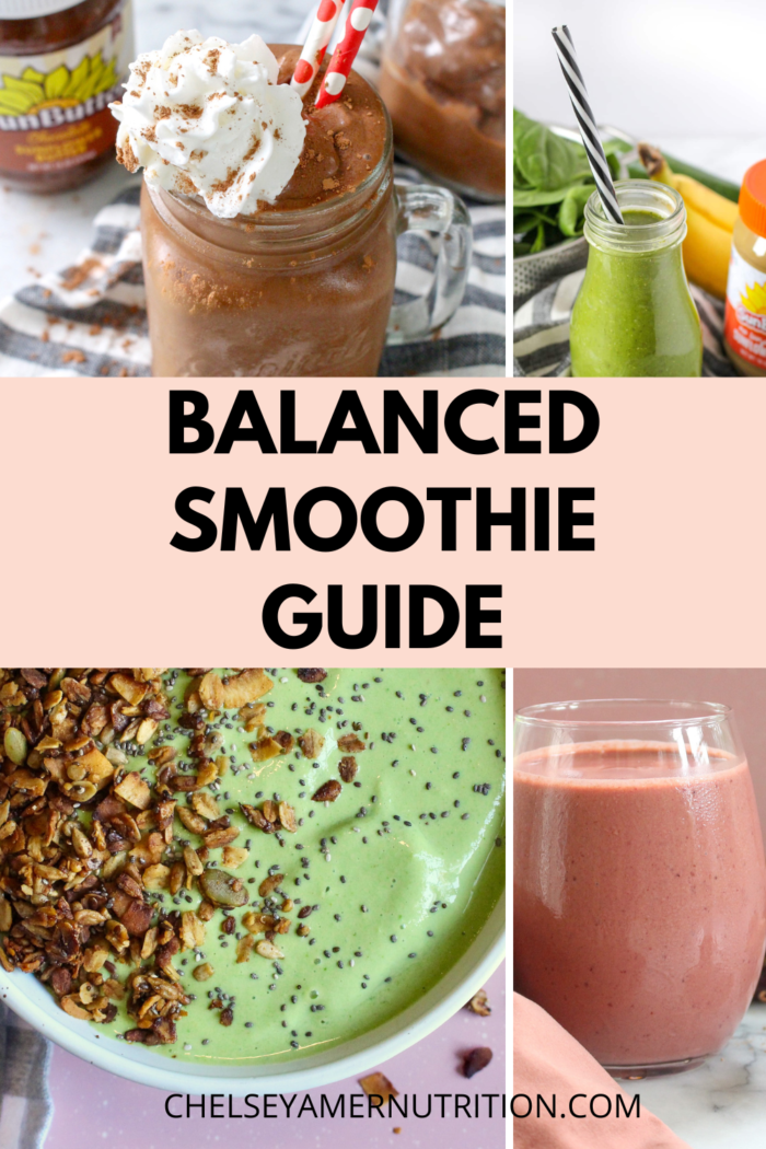 How to Make a Balanced Smoothie | Chelsey Amer Nutrition