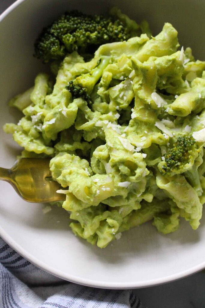 Creamy High Protein Broccoli Pasta 