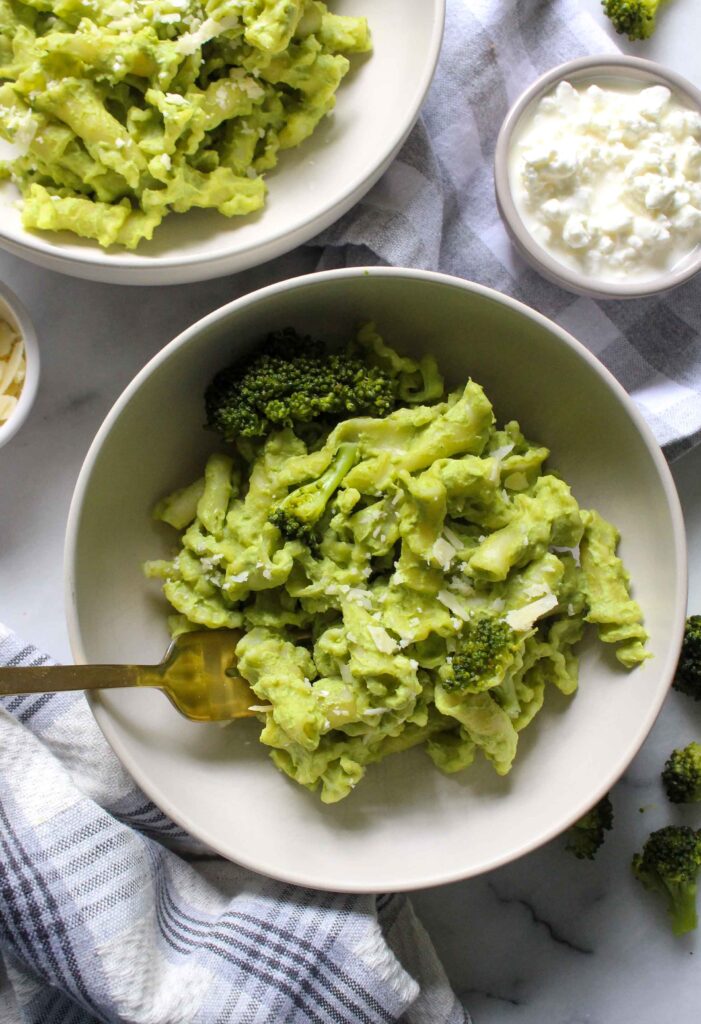 Creamy High Protein Broccoli Pesto Sauce