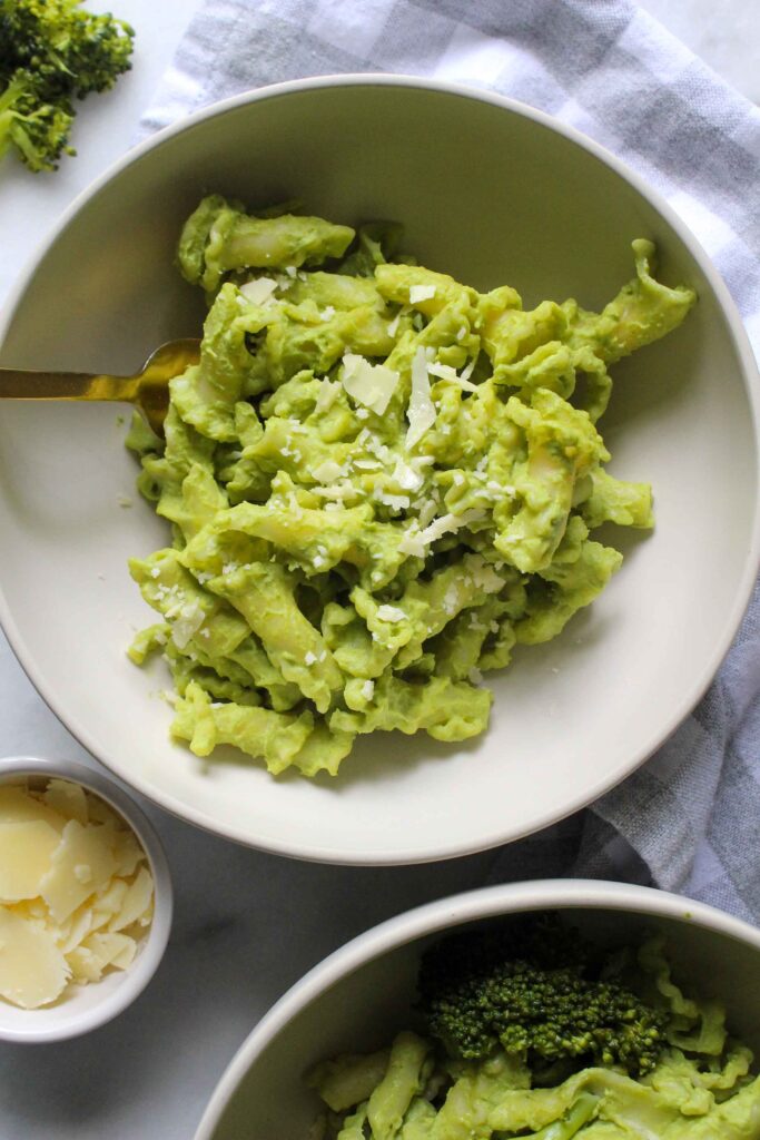 Creamy High Protein Broccoli Pasta 