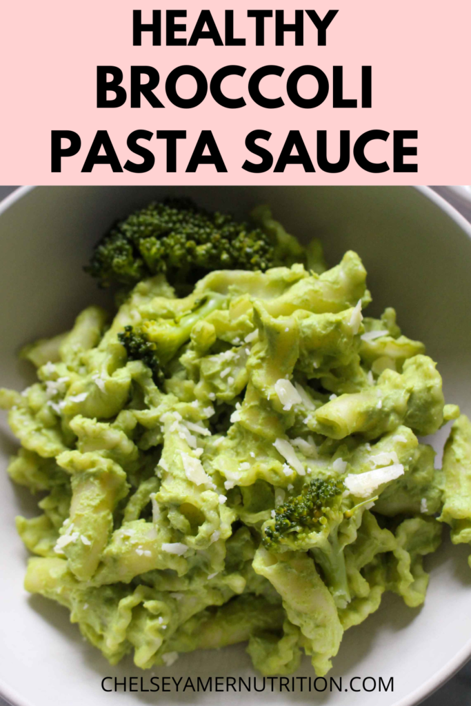 Creamy High Protein Broccoli Pasta Sauce