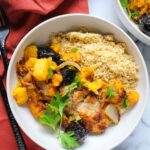 One Pan Spiced Chicken Thighs and Butternut Squash
