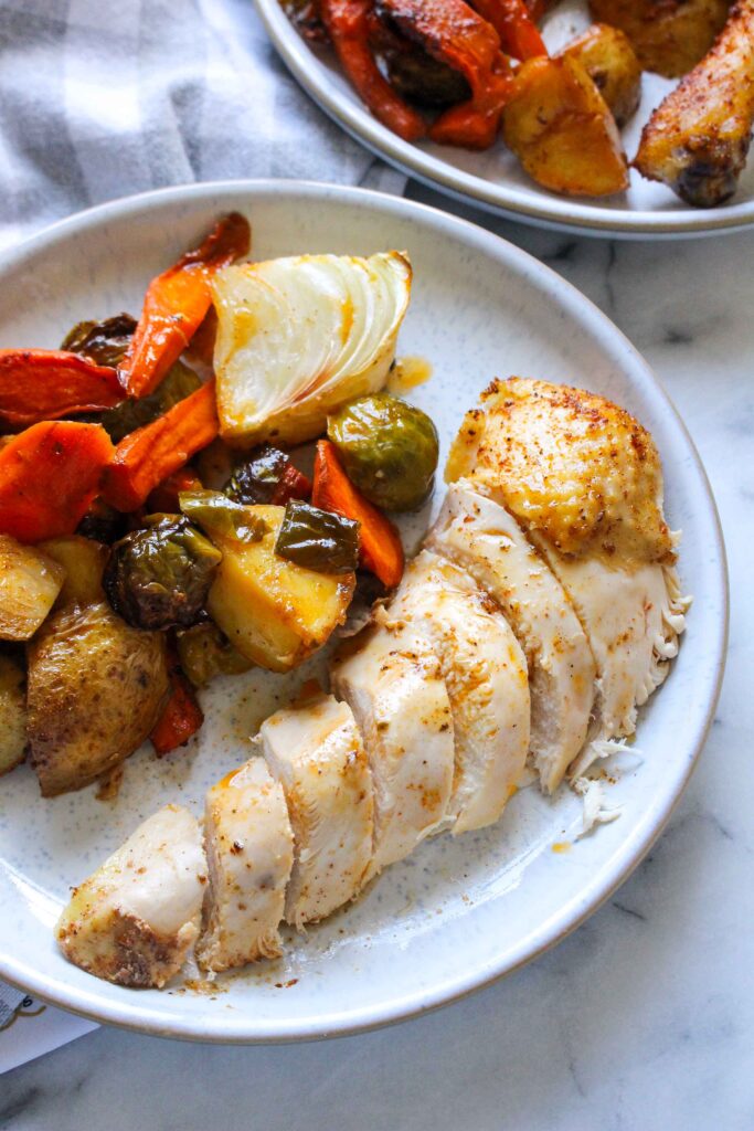 Moroccan Roasted Chicken | Chelsey Amer Nutrition
