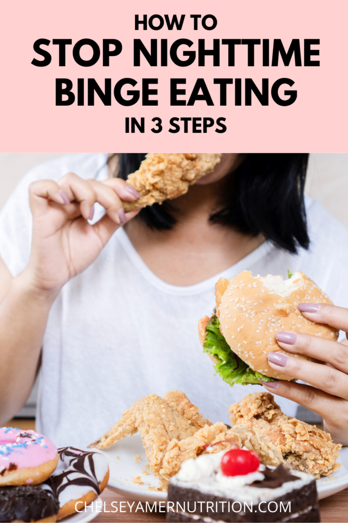 how to stop nighttime binge eating