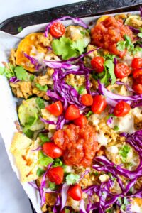 Balanced Sheet Pan Nachos