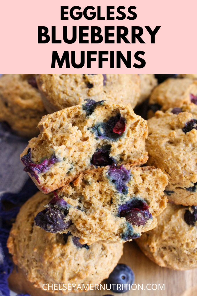 Eggless Blueberry Muffins 