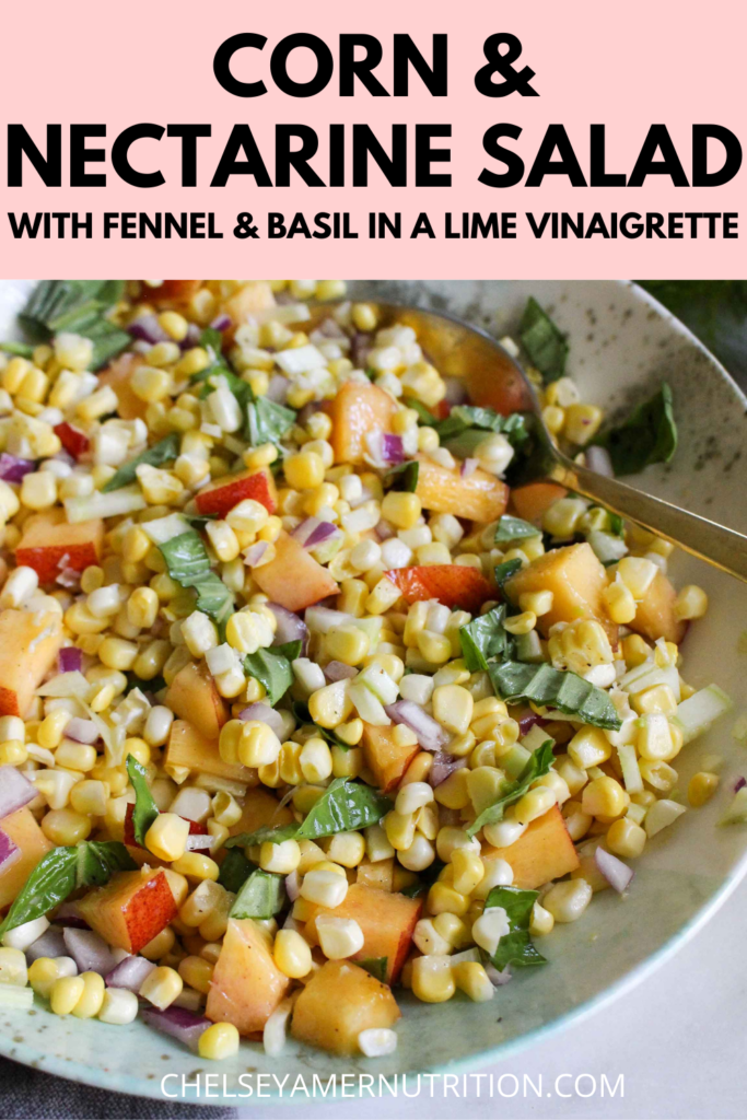 Corn and Nectarine Salad