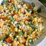 Fresh Corn and Nectarine Salad