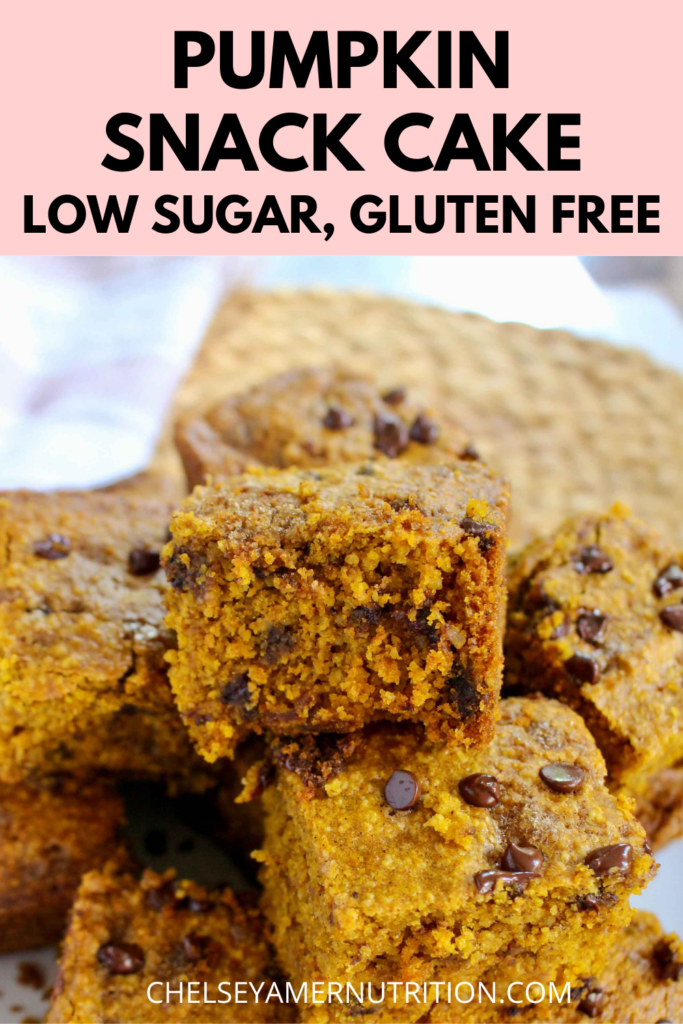 Gluten Free Pumpkin Snack Cake