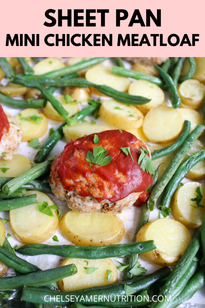 Sheet Pan Mini Chicken Meatloaf recipe 