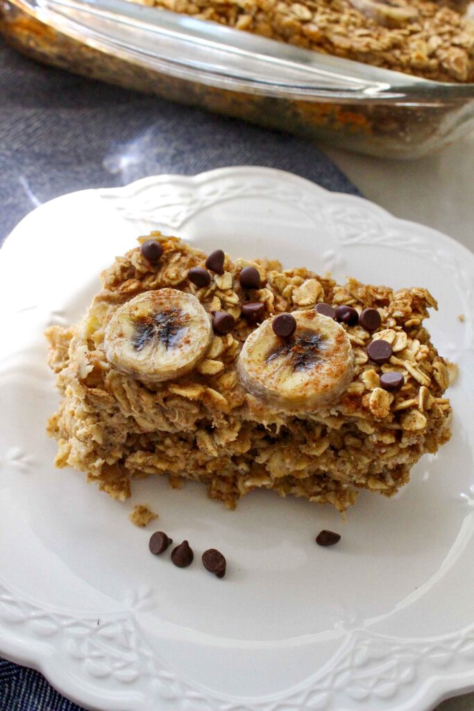 High Protein Banana Bread Baked Oatmeal