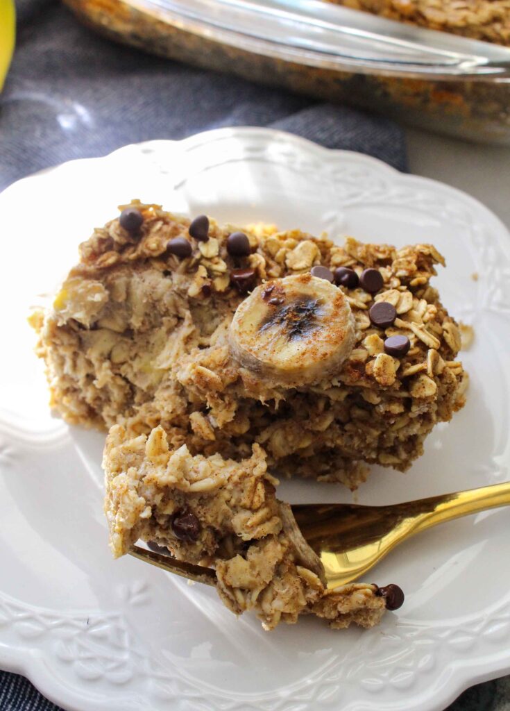  High Protein Banana Bread Baked Oatmeal