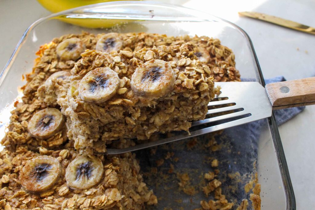 High Protein Banana Bread Baked Oatmeal